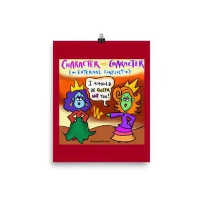 Conflict Poster: Character vs. Character