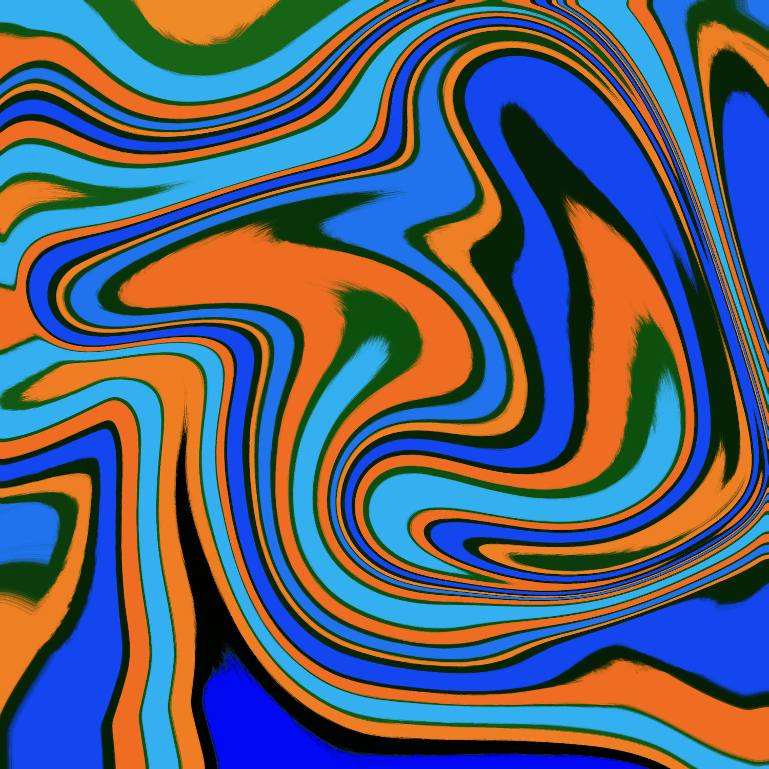 Orange blue mixed make what?