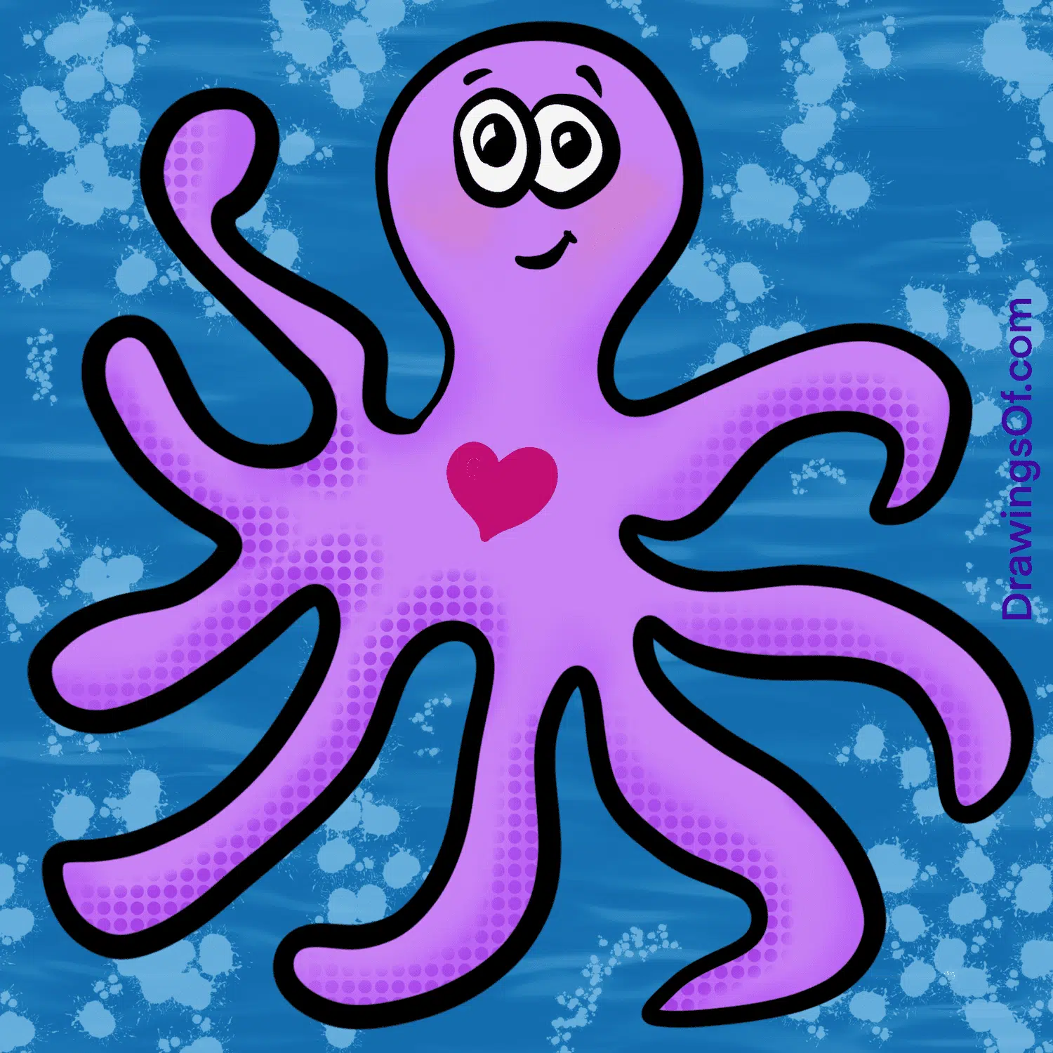 Octopus drawing