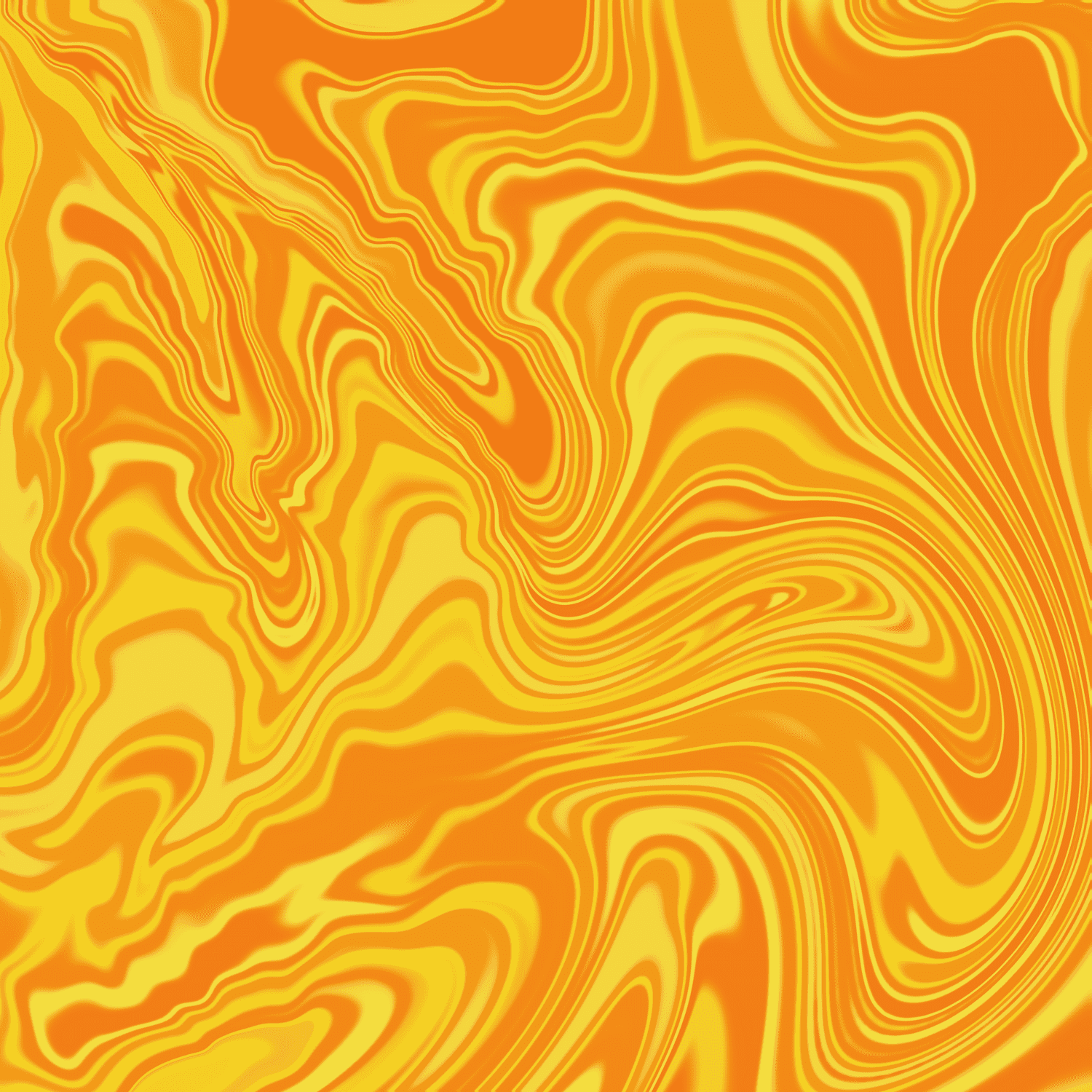 Mixing yellow and orange.