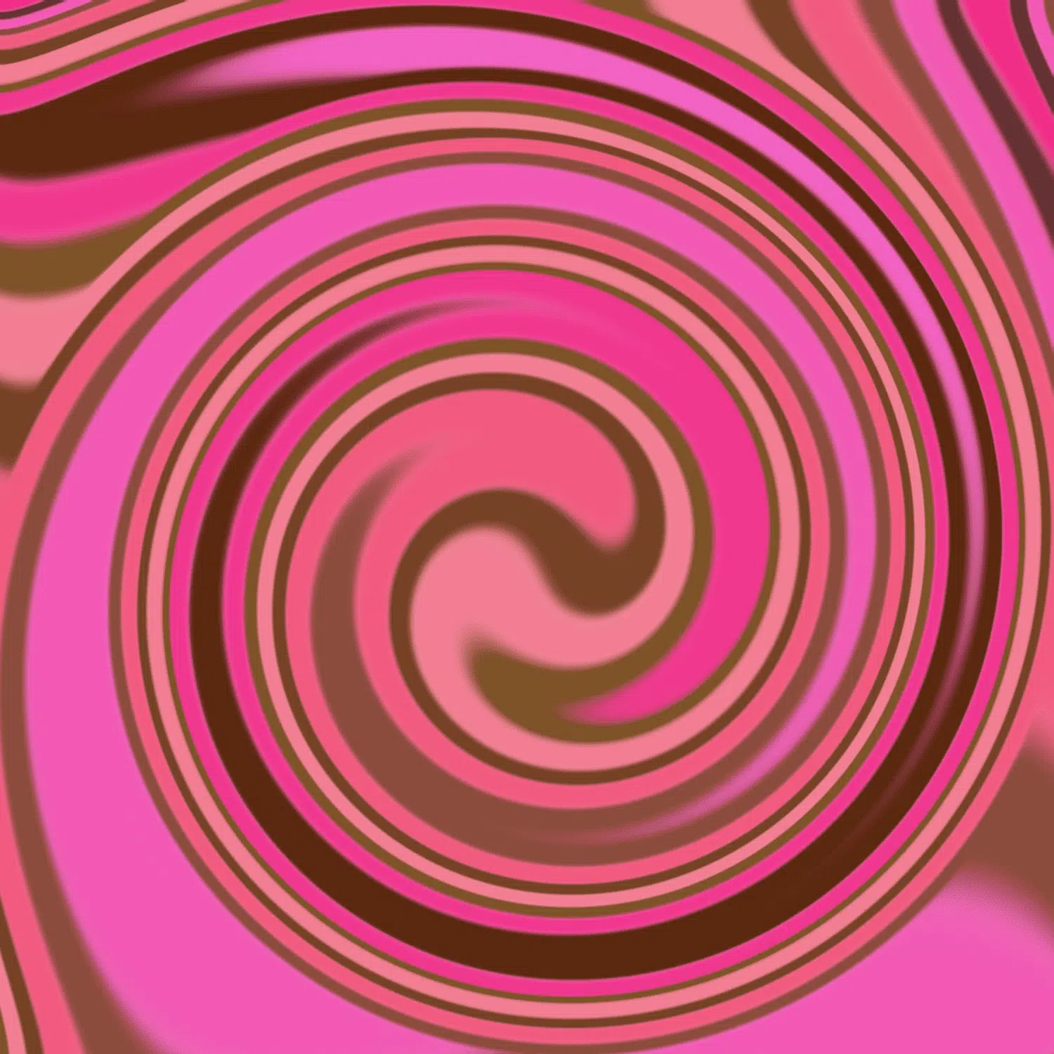 Brown and pink mixed together...