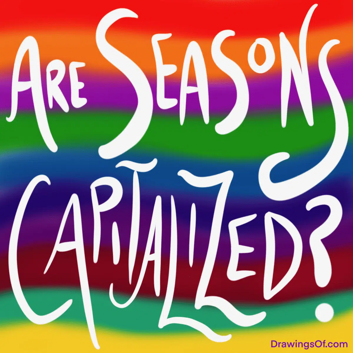 Are seasons capitalized?