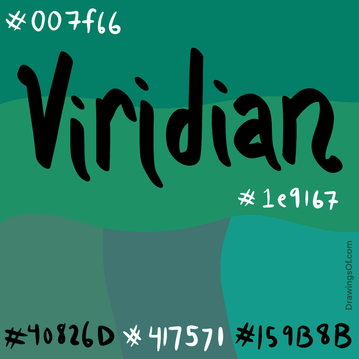 The color viridian